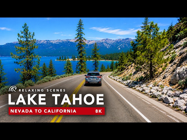 Lake Tahoe Full Loop Drive in 8K Dolby Vision HDR 🇺🇸  Complete 80 Mile Scenic Drive