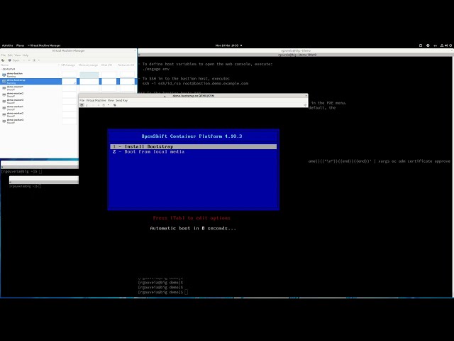How to install OpenShift cluster | OCP Libvirt UPI - release 1.x