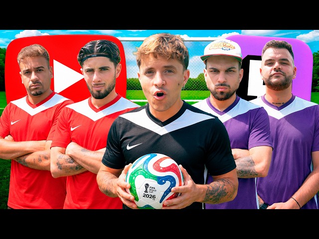 Youtubers VS Streamers… #3 en RETOS de FÚTBOL ¿Quienes son MEJORES? 🧐⚽️