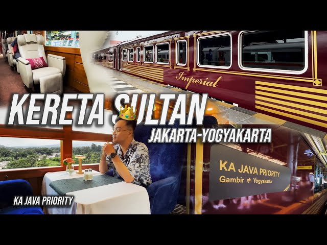 NYOBAIN MUDIK NAIK KERETA API MEWAH JAKARTA - JOGJA 👑 Naik KA Java Priority Gambir - Yogyakarta