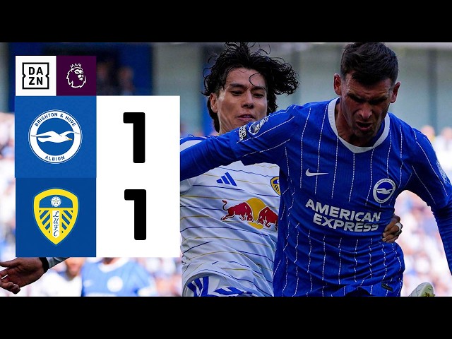 Brighton vs Leeds (1-1) | Highlights and goals | Premier League Highlights