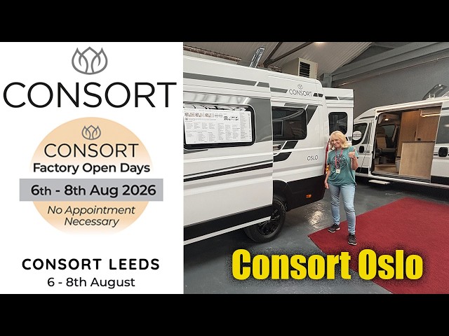 Consort Motorhomes Factory Open Day August 2026, in this video we look around the Consort Oslo
