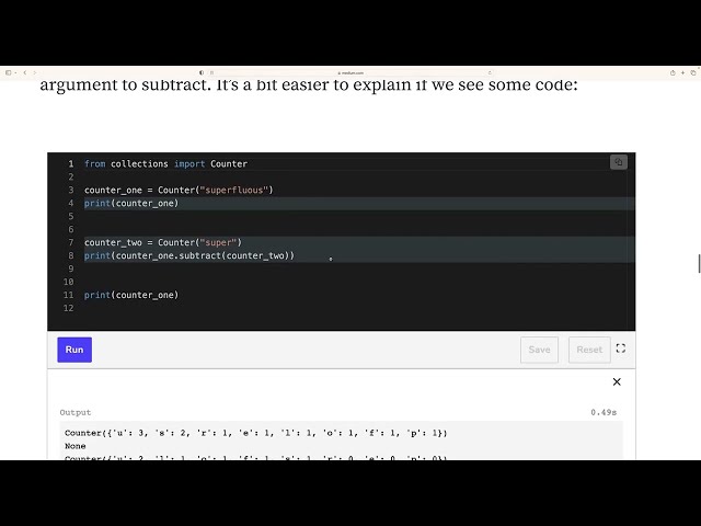 Python The Collections Module Counter