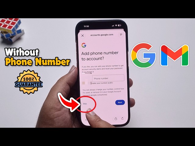 How To Create Gmail & Google Account Without Phone Number?
