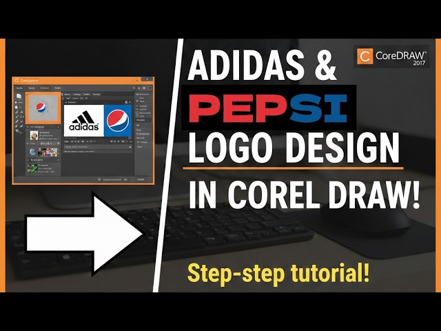 Adidas and Pepsi Logo Designing - CorelDraw Tutorial