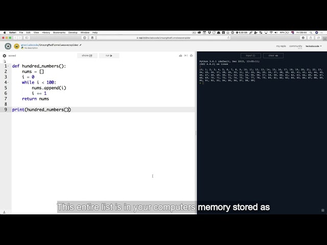 89  Generators in Python