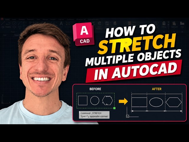 How To Stretch Multiple Objects In AutoCAD (2026)
