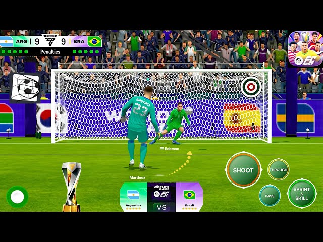 Fc Mobile | World's Game Final • Penalty Shootout ▪︎ Argentina Vs Brazil | Most Intense Ending ⚽