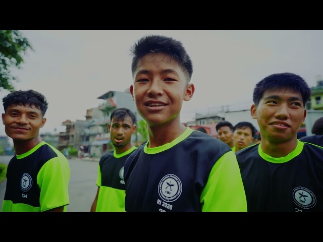 New trainees for the first time at Pokhara, Nepal.