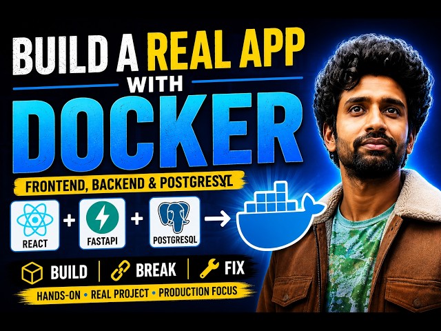 Learn Docker by Building a Real App (React, FastAPI & PostgreSQL)