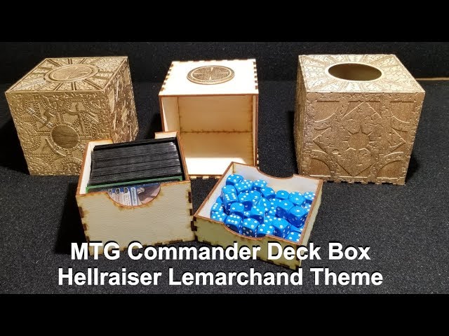 Brand New HELLRAISER LeMarchand Storage & Card Game Deck Box MTG Magic the Gathering Commander