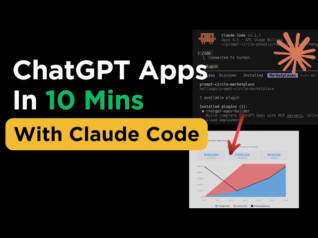 Build ChatGPT App in 10 Minutes With This Plugin (Claude Code Tutorial)