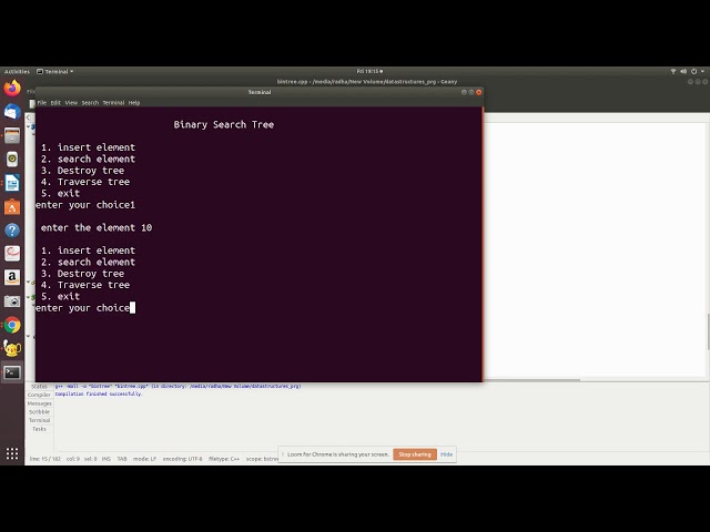 bstree implementation c++