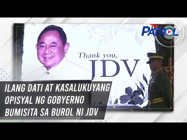 Ilang dati at kasalukuyang opisyal ng gobyerno bumisita sa burol ni JDV | TV Patrol