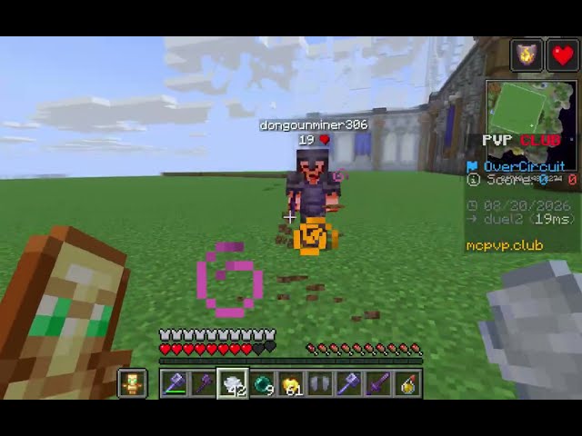 My first time doing java pvp
