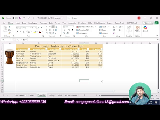 New Perspectives Excel 365/2021 | Module 6: SAM Project 1b | #SAM Project 1b Excel Module 06