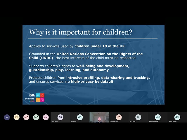 SLF online 2021 The Children’s Code : a role for schools