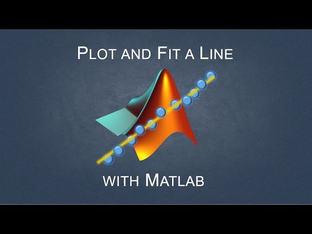 Plot Data and Fit Line | Matlab Tutorial in 60 seconds
