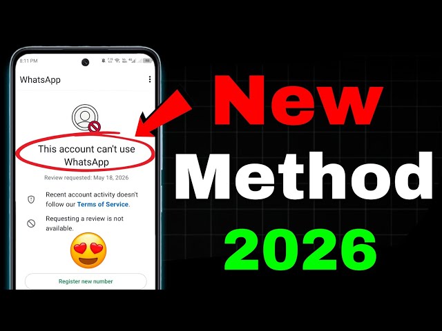 Whatsapp Ban Problem New 2026 ✅(100% Working)| This account can't use Whatsapp New 2026
