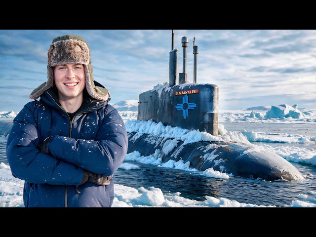 How a Nuclear Submarine Breaks Through Arctic Ice