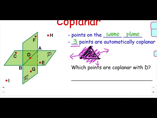 1.1 A - Building blocks of Geometry (Basic terms of Geometry)