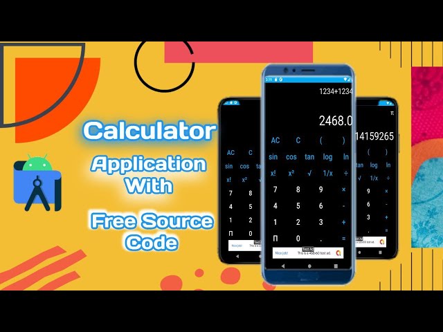 How to Create Calculator App in Android Studio with Admob Ads | Admob Ads Earning App | Android app