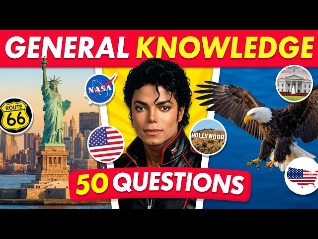 How Good Is Your Knowledge of USA? 🦅🧠✅ | General Knowledge Trivia Quiz | United States Quiz
