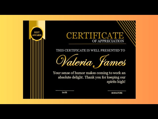 Certificate Design in MS Word | How to  Design a Professional-Looking Certificate in MS Word #msword