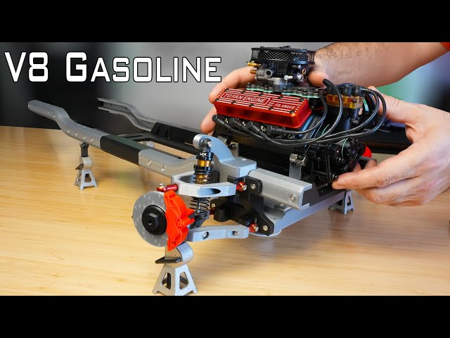 3D Printed Chassis for a REAL V8 Engine?!