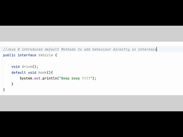 Java Default Method Tutorial | Quick Explanation |Java Beginners