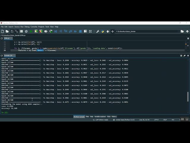 Voice Gender CNN Train Analyses in Python Projects