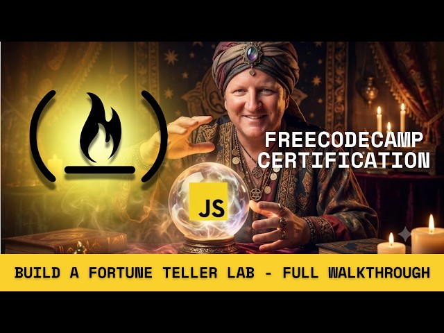 JavaScript Fortune Teller Lab: FreeCodeCamp Tutorial