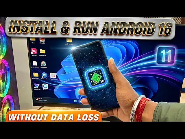 🔥 How To Install And Run Android 16 In Any Android Phone Without Root !! Install Android 16 🔥
