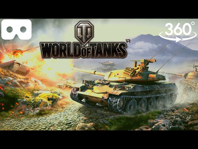 WORLD OF TANKS in VR 360° | 3D Virtual Reality Experience