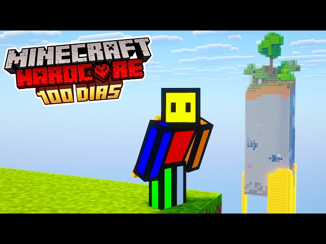 Sobreviví 100 Días, pero el 99% de los CHUNKS Están ELIMINADOS 🚫 en Minecraft Hardcore