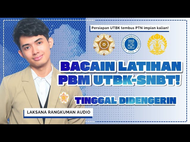 Anak UGM Bacain Latihan PBM UTBK (Tinggal Didengerin) 