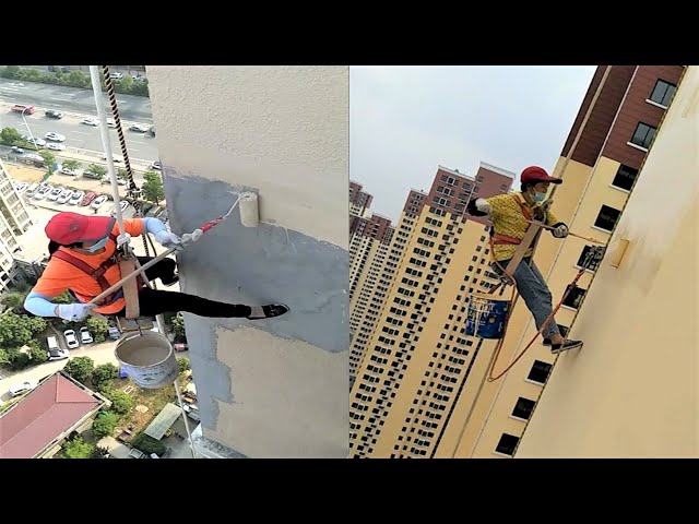 Young girl with great tiling skills - ultimate tiling skills | PART 32