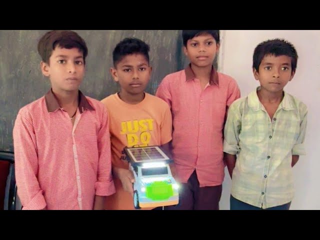 Solar powered car working model @fahreennajmi8882