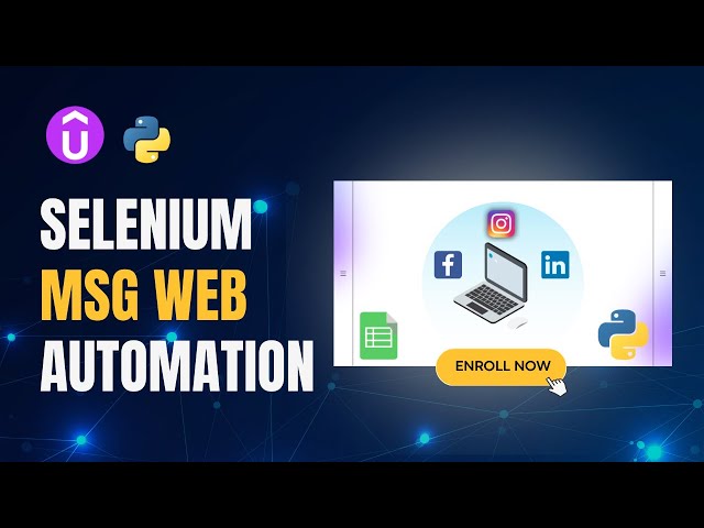 Web Automation by Selenium WebDriver & Python: Facebook, Instagram & Linkedin: Udemy Course