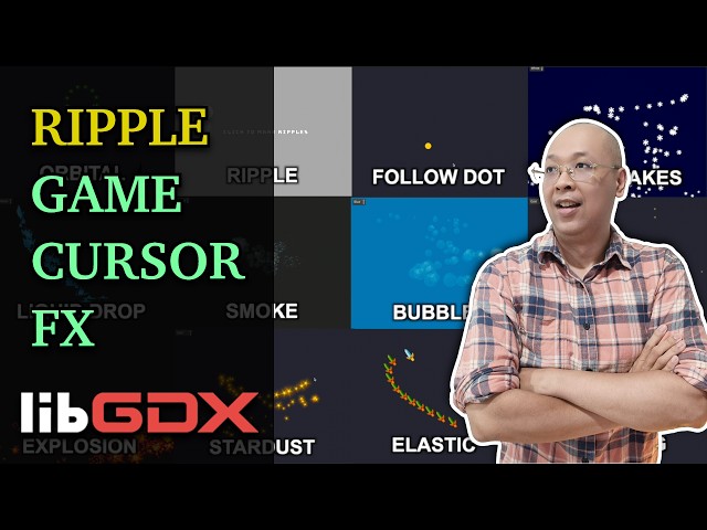 Making 12 Game Cursor Effects with Java libGDX - Part 1: Ripple Effect!