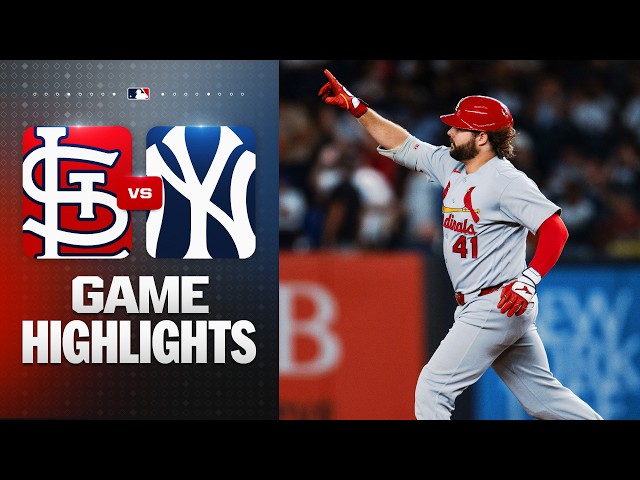 Cardinals vs. Yankees Game Highlights (8/3/26) | MLB Highlights