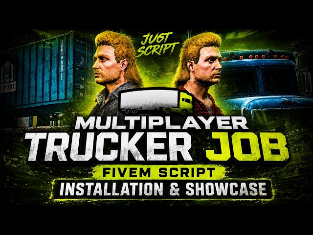 Multiplayer Trucker Job | FiveM Script Installation & Showcase