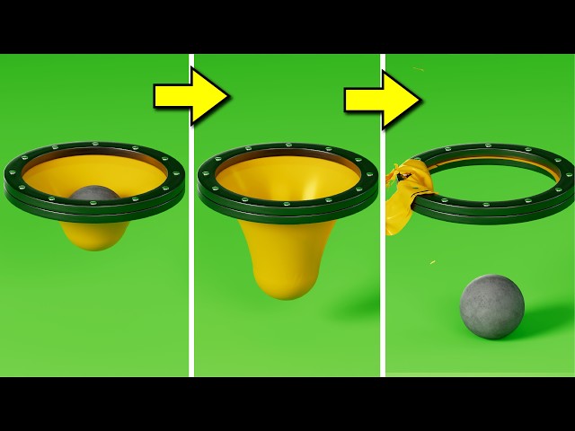 Mesmerizing Physics Simulations | Blender & Cinema4D Compilation (3+ Minutes)