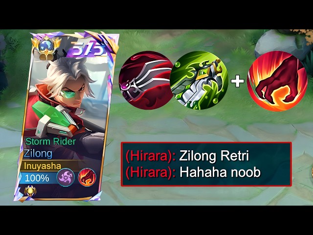 "PLEASE EXPLOIT" ZILONG UNLIMITED TRUE DAMAGE BUILD😱