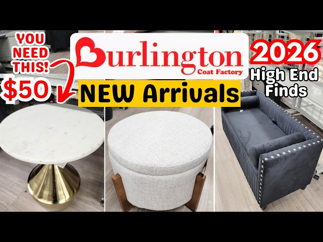 THE BEST BURLINGTON HOME DECOR AND FURNITURE FINDS😱SHOP WITH ME | I CAN'T BELIEVE THIS!