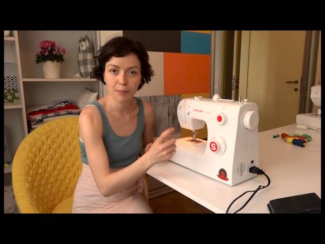 Description of a sewing machine - for beginners