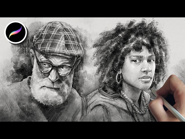 How to Draw with Realistic Pencils in your iPad | Pencilmania Brush Set for Procreate