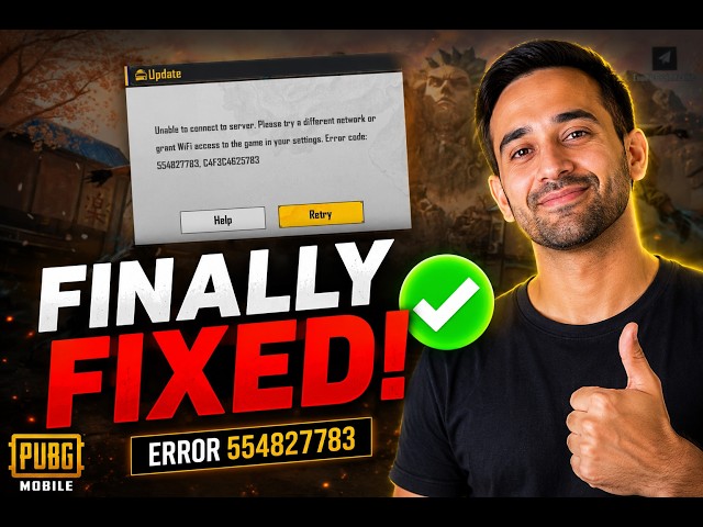 Fix PUBG Mobile Error Unable to Connect to Server (2026)