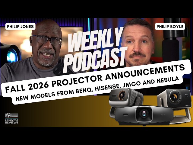 New Projectors Offering More Brightness, Better Contrast & 4K/120Hz: BenQ, Hisense, JMGO & Nebula