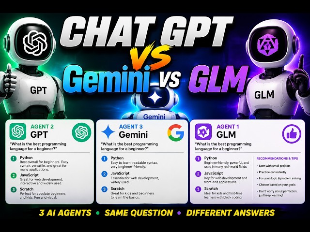 I Asked GPT, Gemini & GLM the Same Question — The Results Surprised Me
